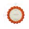 6" x 6" Orange Beaded Round Tabletop Frame, Treasured Finds by Ashland®